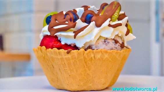 Odjazdowe  lody w lodziarni w Rzeszowie